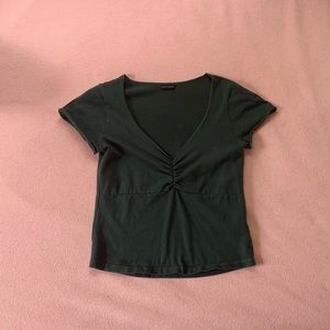 Dark Green Brandy Melville Gina Top